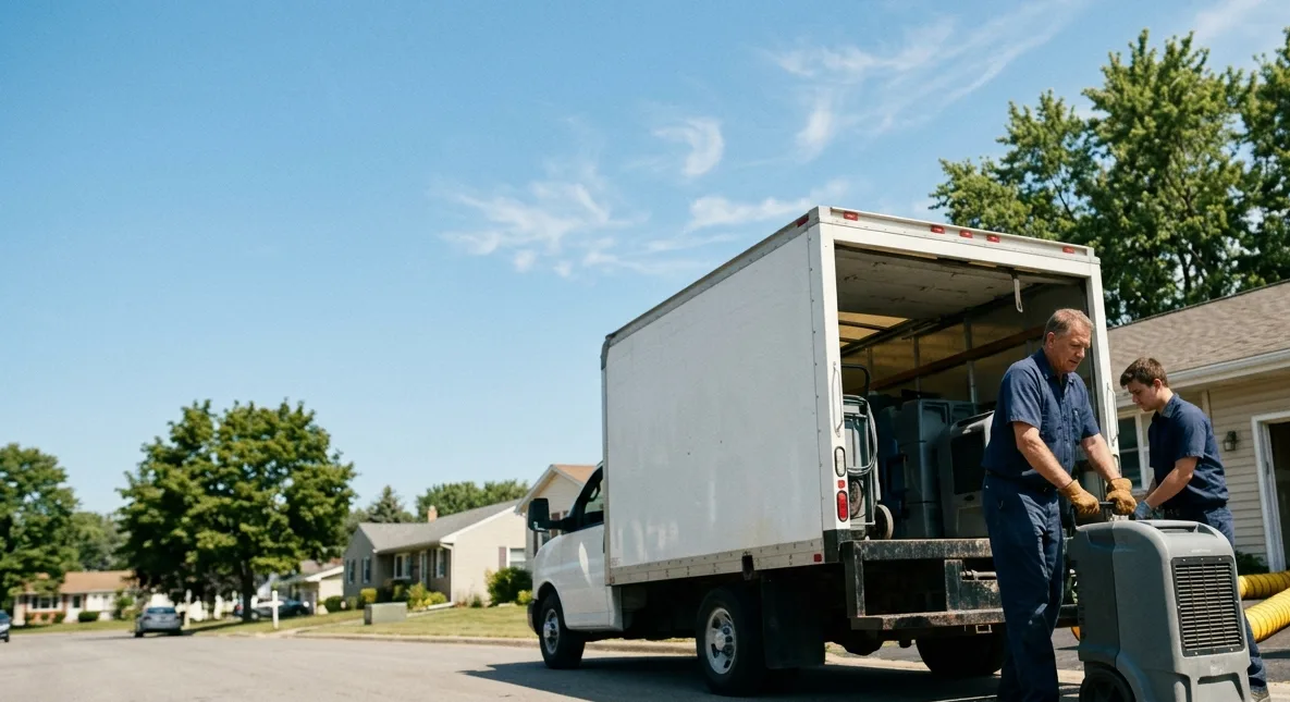 Water Damage Cleanup in Oakford, IN near me